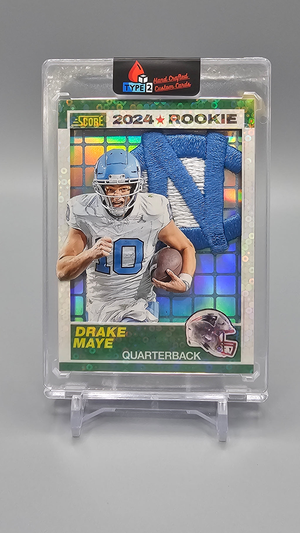 Drake Maye Rookie UNC CustomnCard